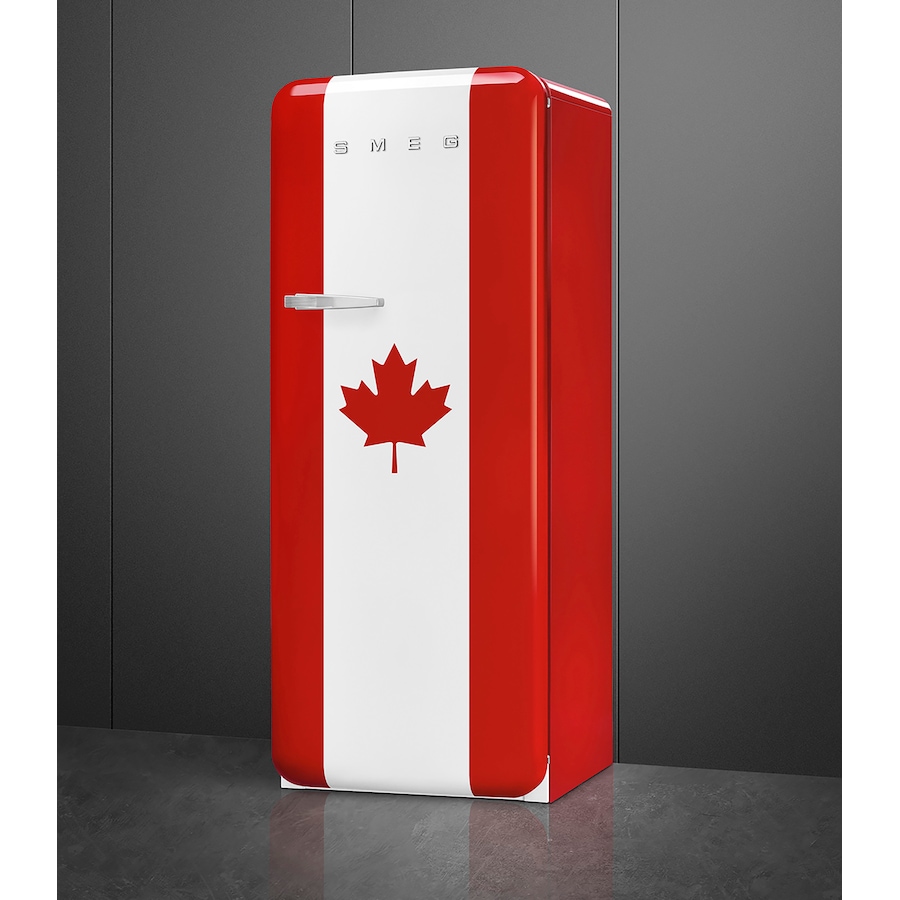 Image 735824_ALTMORE2.jpg, Product 735-824 / Price $4,299.00, SMEG FAB28 Retro Style Canada Flag (Right Hinge) from Smeg on TSC.ca's Kitchen department