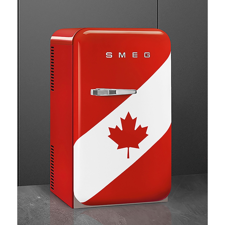 Image 735825_ALTMORE1.jpg, Product 735-825 / Price $2,299.00, SMEG FAB5 Retro Style Canada Flag (Right Hinge) from Smeg on TSC.ca's Kitchen department