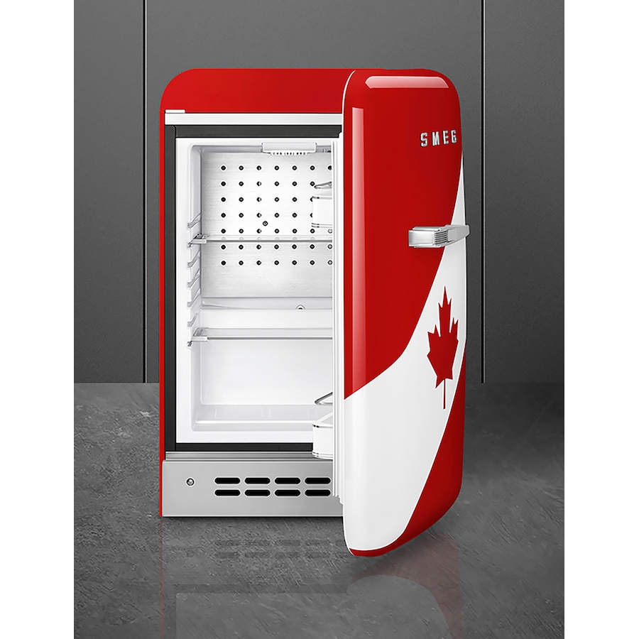 Image 735825_ALTMORE4.jpg, Product 735-825 / Price $2,299.00, SMEG FAB5 Retro Style Canada Flag (Right Hinge) from Smeg on TSC.ca's Kitchen department