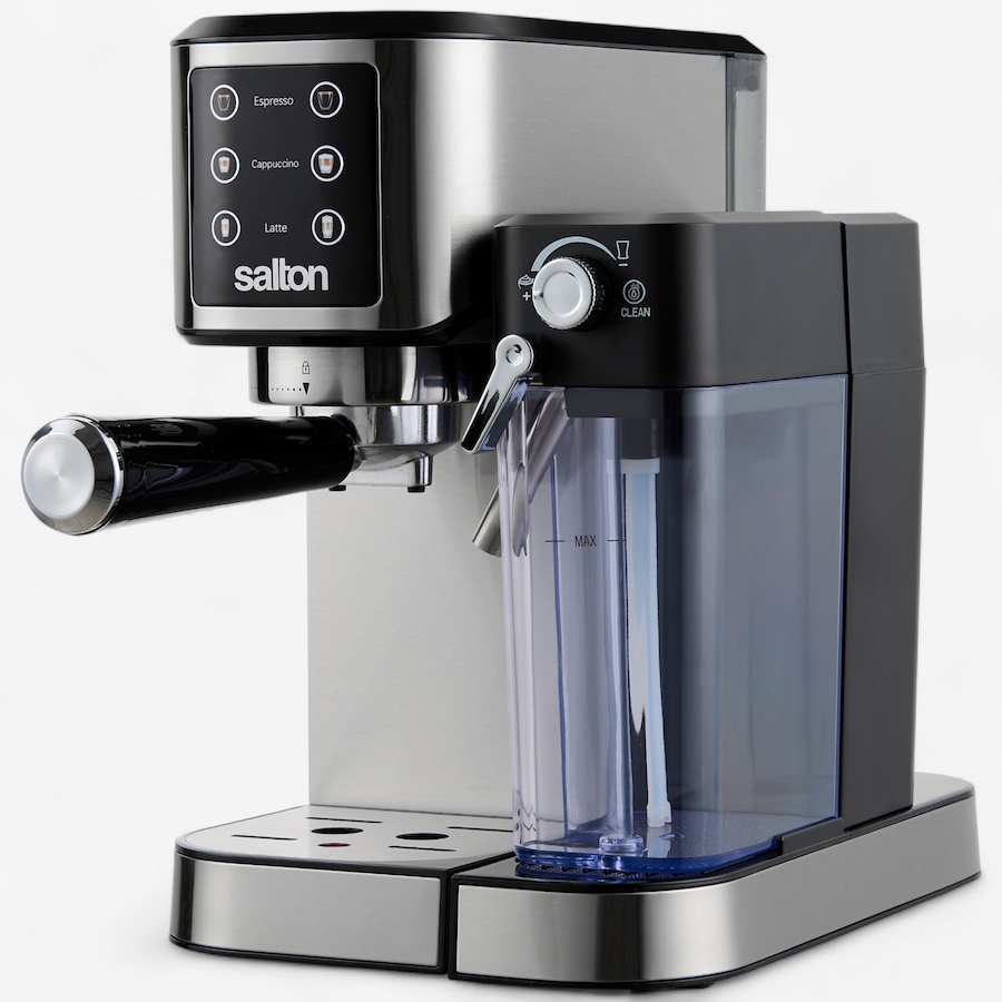 Image 735917_ALTMORE2.jpg, Product 735-917 / Price $249.99, Salton Stainless Steel 3-in-1 Digital Espresso Cappuccino and Latte Machine from Salton on TSC.ca's Kitchen department
