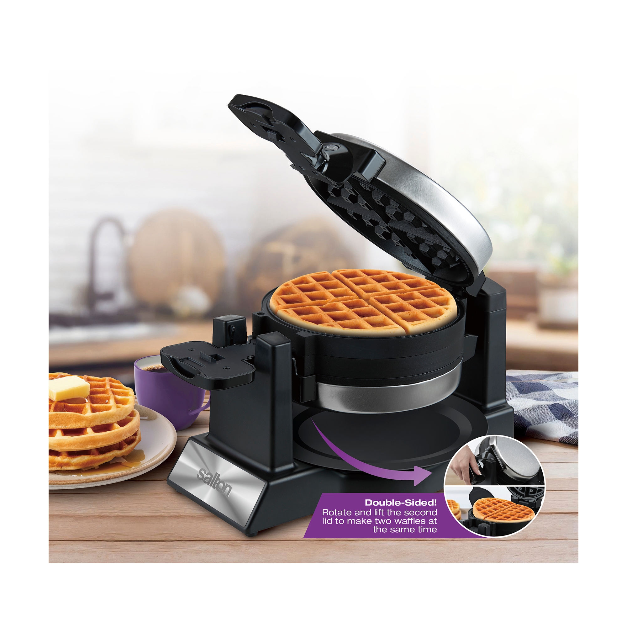Salton Rotary Waffle Maker - TSC.ca