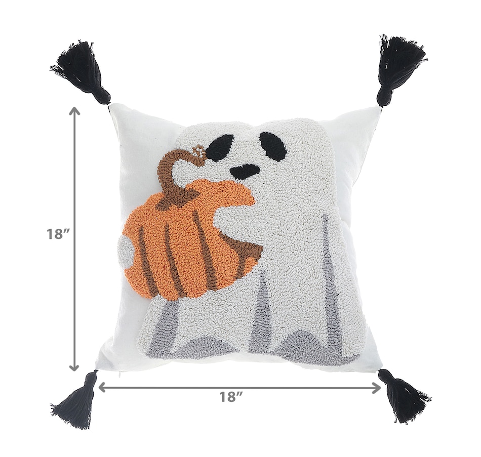 Image 735930_ALTMORE3.jpg, Product 735-930 / Price $64.99, IH Casa Décor Cotton Embroidered Cushion (Ghost with Pumpkin, set of 2) from IH Casa Decor on TSC.ca's Home & Garden department