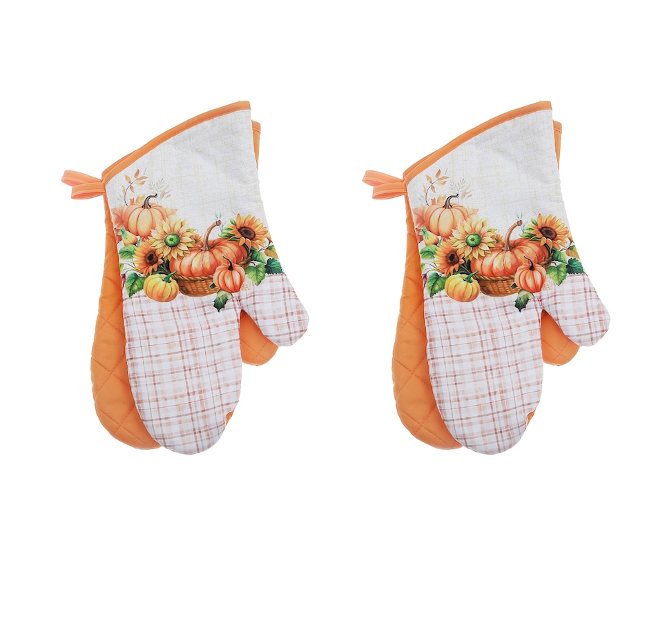 Image 735969_ALTMORE2.jpg, Product 735-969 / Price $24.99, IH Casa Décor 14" Oven Mitts (pumpkin, set of 2) from IH Casa Decor on TSC.ca's Kitchen department