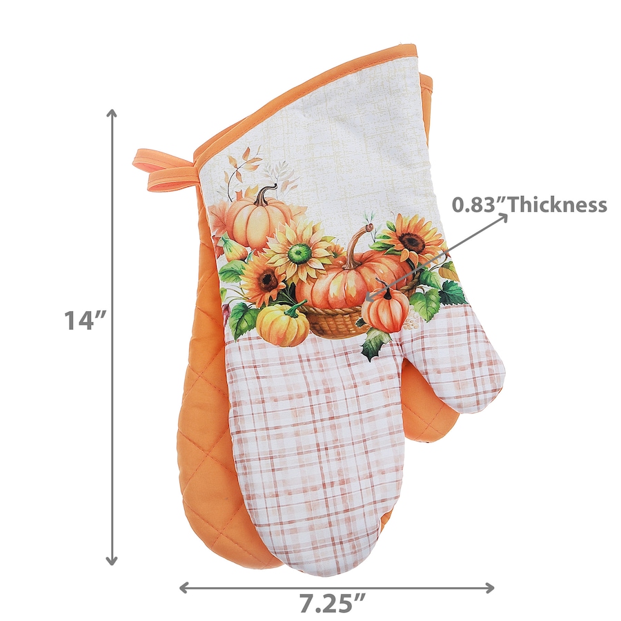 Image 735969_ALTMORE3.jpg, Product 735-969 / Price $24.99, IH Casa Décor 14" Oven Mitts (pumpkin, set of 2) from IH Casa Decor on TSC.ca's Kitchen department