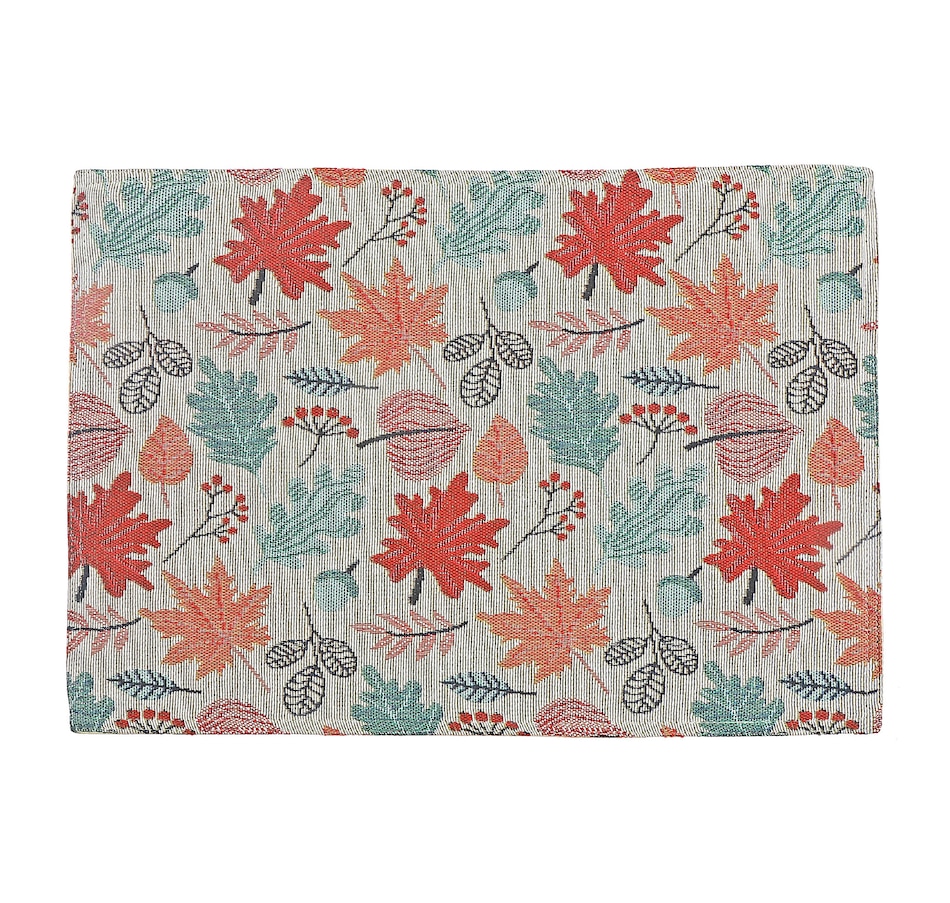 Image 735984.jpg, Product 735-984 / Price $89.99, IH Casa Décor Tapestry Placemat (falling leaves, 13" x 18", set of 12) from IH Casa Decor on TSC.ca's Home & Garden department