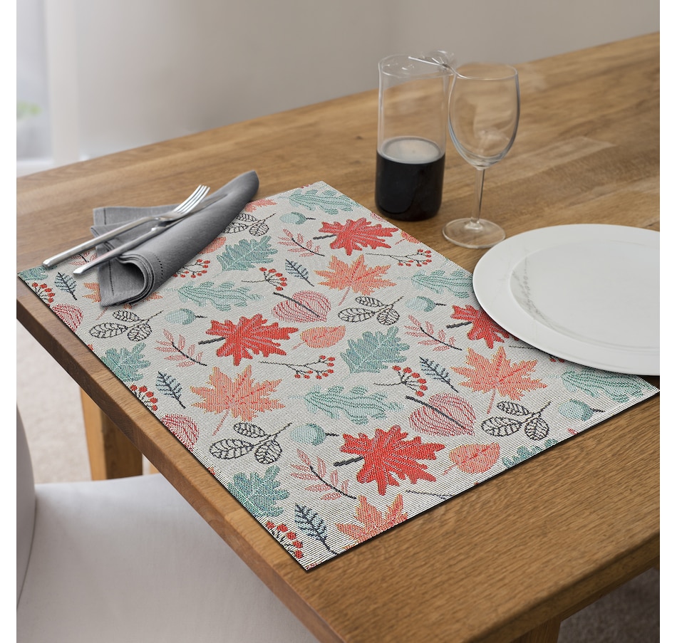 Image 735984_ALTMORE1.jpg, Product 735-984 / Price $89.99, IH Casa Décor Tapestry Placemat (falling leaves, 13" x 18", set of 12) from IH Casa Decor on TSC.ca's Home & Garden department