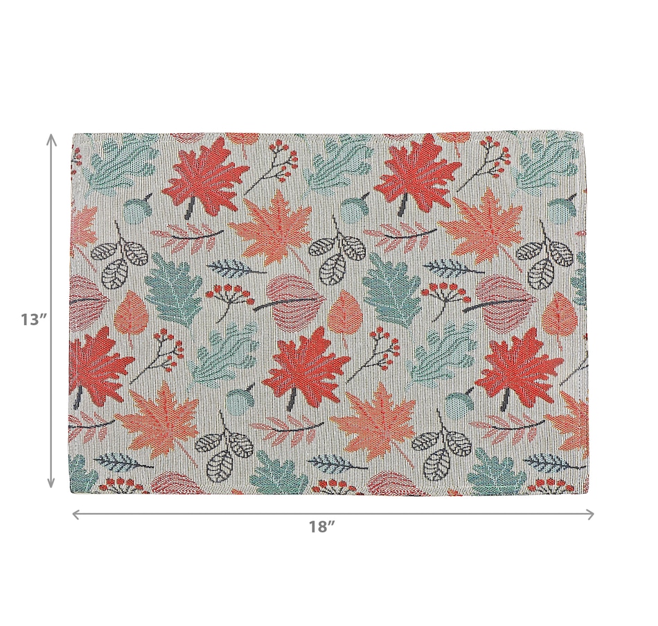 Image 735984_ALTMORE3.jpg, Product 735-984 / Price $89.99, IH Casa Décor Tapestry Placemat (falling leaves, 13" x 18", set of 12) from IH Casa Decor on TSC.ca's Home & Garden department