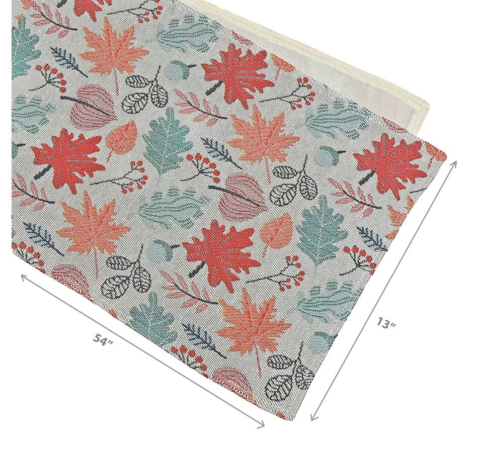 Image 735986_ALTMORE2.jpg, Product 735-986 / Price $29.99, IH Casa Décor Tapestry Table Runner (falling leaves, 54") from IH Casa Decor on TSC.ca's Home & Garden department