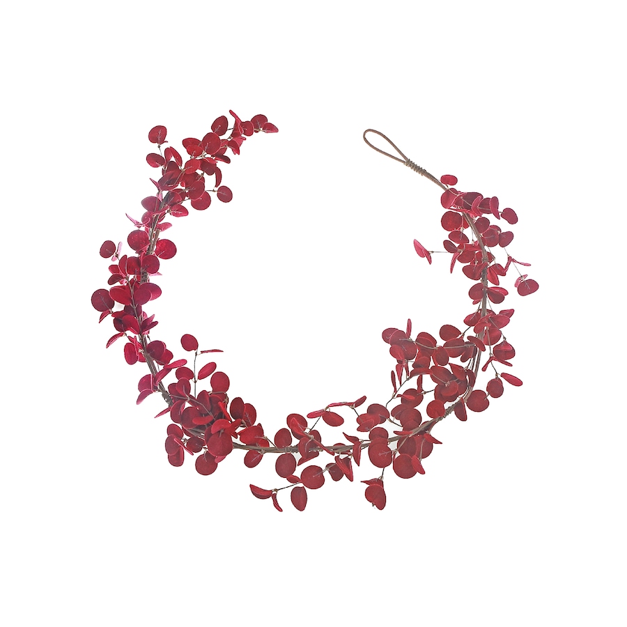 Image 736016.jpg, Product 736-016 / Price $49.99, IH Casa Décor Burgundy Felt Eucalyptus Garland from IH Casa Decor on TSC.ca's Home & Garden department