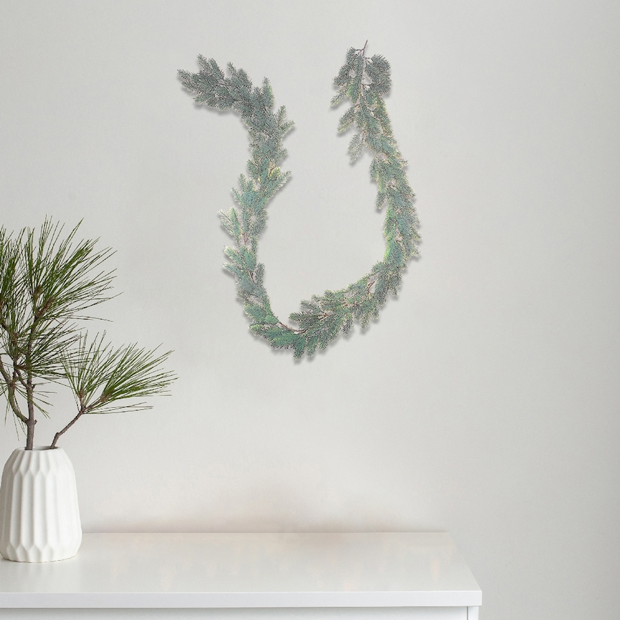 Image 736018_ALTMORE1.jpg, Product 736-018 / Price $44.99, IH Casa Décor Pine Garland (silver glitter) from IH Casa Decor on TSC.ca's Home & Garden department
