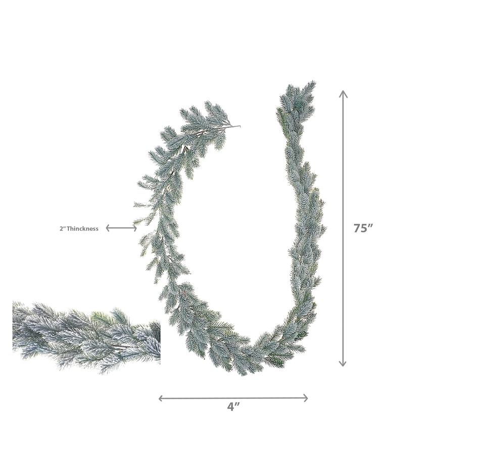 Image 736019_ALTMORE2.jpg, Product 736-019 / Price $44.99, IH Casa Décor Pine Garland (snow covered) from IH Casa Decor on TSC.ca's Home & Garden department