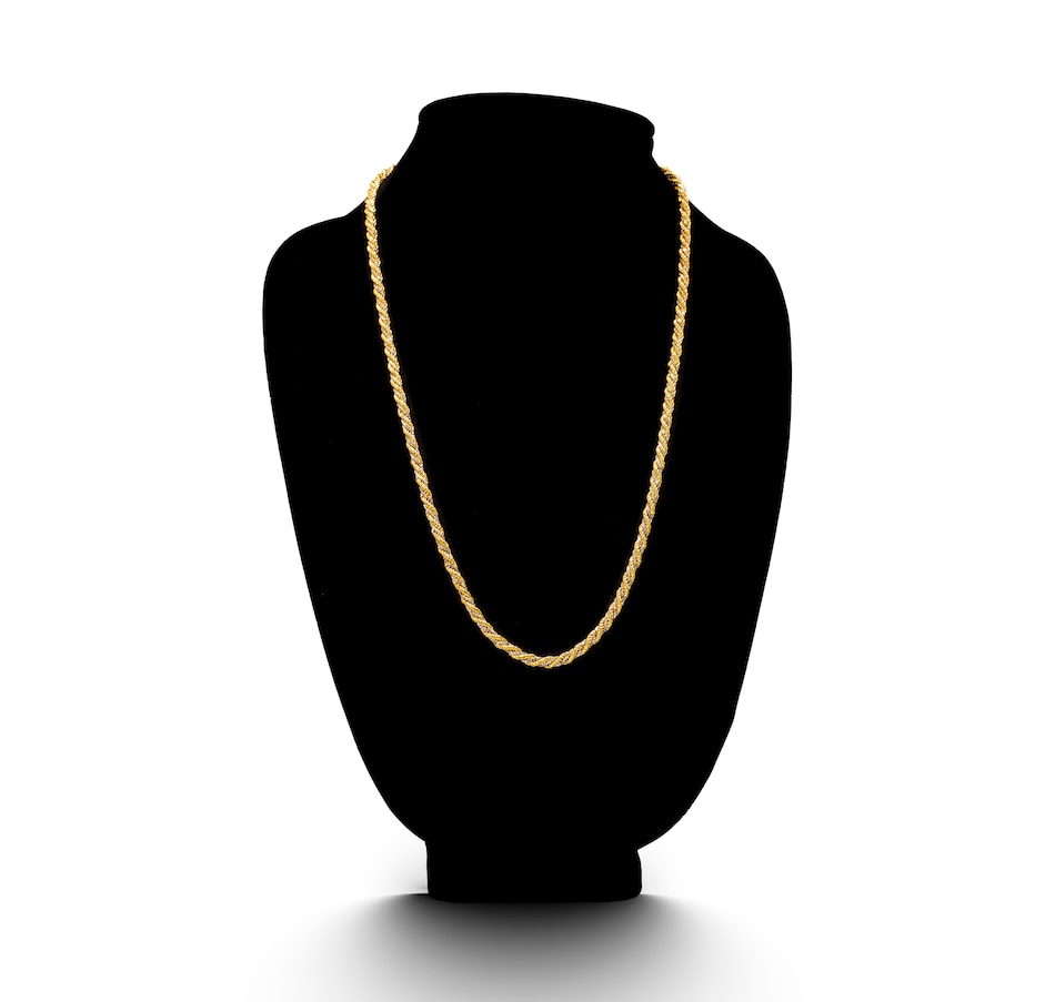 Image 736065_ALTMORE2.jpg, Product 736-065 / Price $4,295.00, Estate Originals 18K 30" Yellow and White Gold Intertwined Rope and Box Link Necklace from Estate Originals on TSC.ca's Jewellery department
