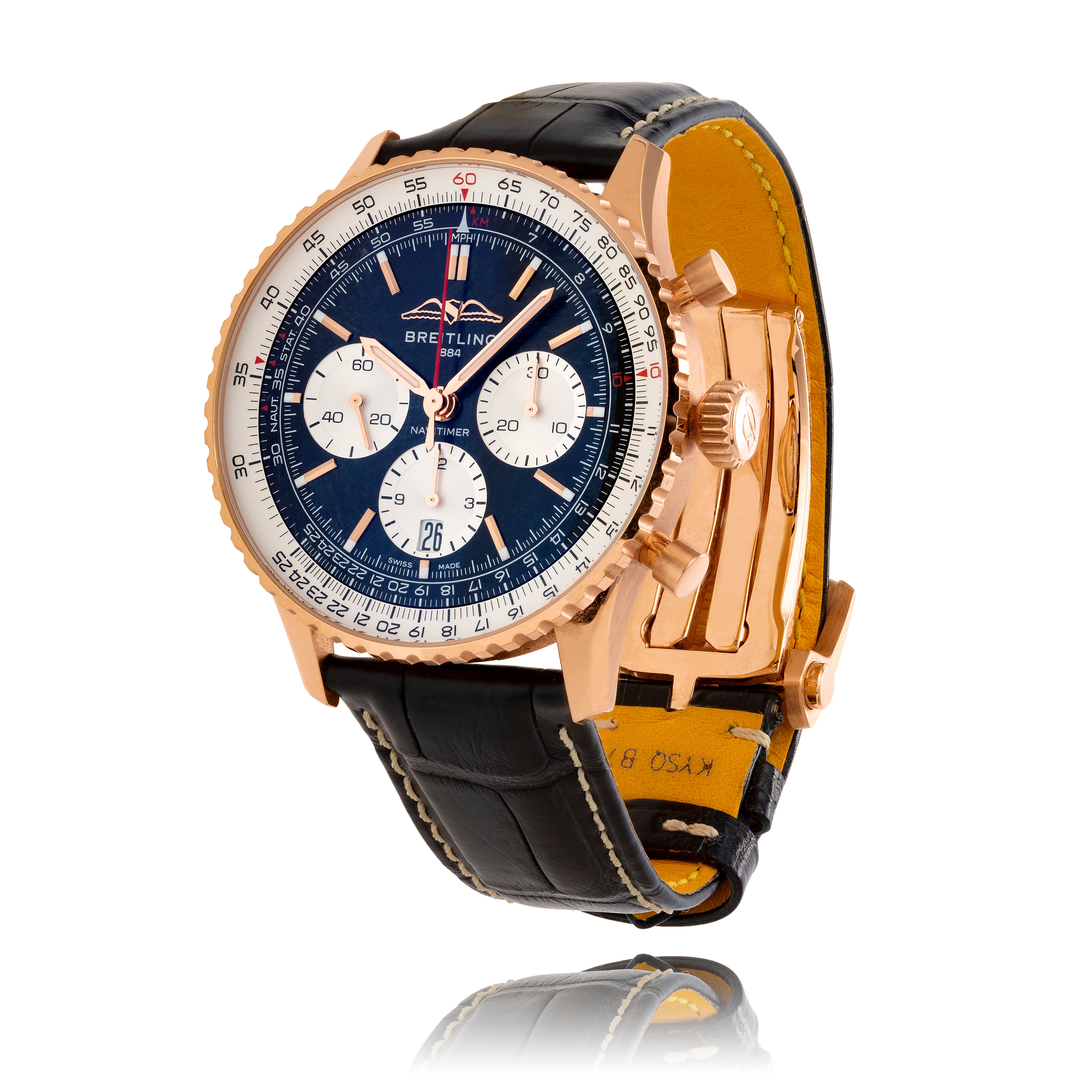 Breitling navitimer shop rose gold