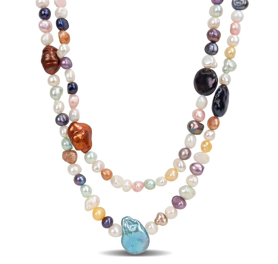 Image 736137.jpg, Product 736-137 / Price $79.99, Amour Pearls Multi-Colour Cultured Freshwater Pearl Endless Necklace from Amour Pearls on TSC.ca's Jewellery department