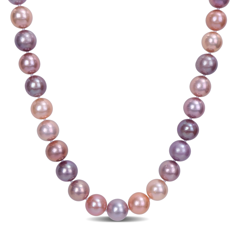 Image 736142.jpg, Product 736-142 / Price $259.99, Amour Pearls 9-10m Multi Coloured Pink Freshwater Cultured Pearl Necklace from Amour Pearls on TSC.ca's Jewellery department