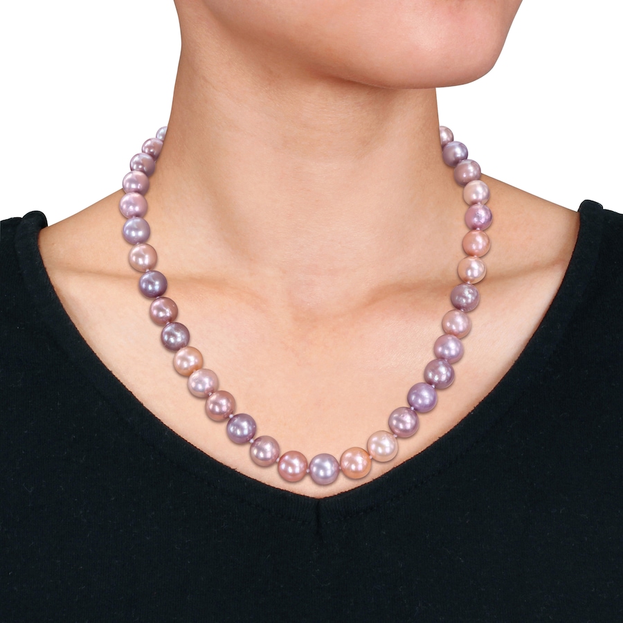 Image 736142_ALTMORE4.jpg, Product 736-142 / Price $259.99, Amour Pearls 9-10m Multi Coloured Pink Freshwater Cultured Pearl Necklace from Amour Pearls on TSC.ca's Jewellery department