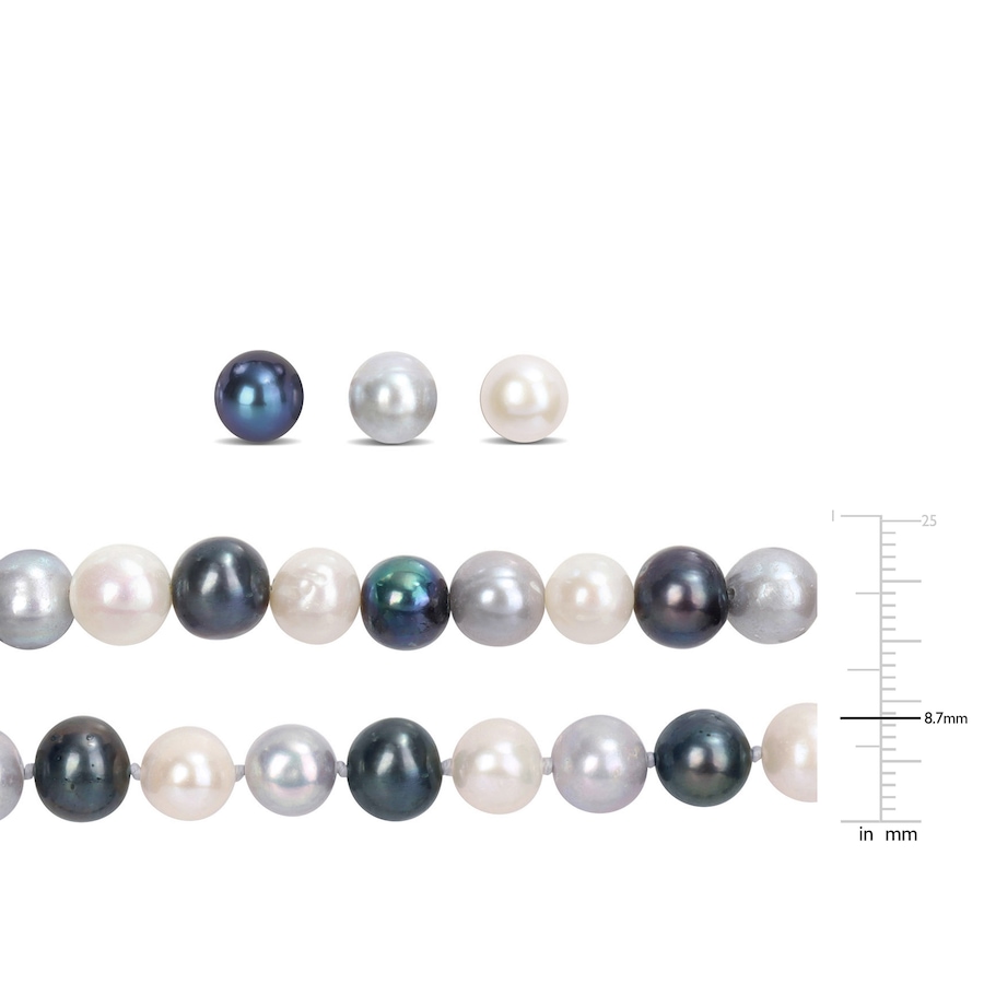 Image 736144_ALTMORE3.jpg, Product 736-144 / Price $169.99, Amour Pearls Sterling Silver 7.5-8mm Cultured Freshwater Pearl Necklace, Earring & Bracelet from Amour Pearls on TSC.ca's Jewellery department
