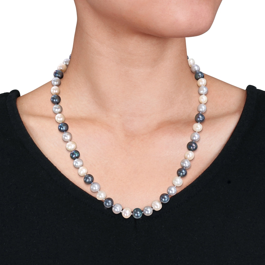 Image 736144_ALTMORE4.jpg, Product 736-144 / Price $169.99, Amour Pearls Sterling Silver 7.5-8mm Cultured Freshwater Pearl Necklace, Earring & Bracelet from Amour Pearls on TSC.ca's Jewellery department