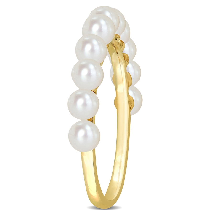 Image 736147_ALTMORE2.jpg, Product 736-147 / Price $699.99, Amour Pearls 14K Yellow Gold 3-3.5mm Freshwater Cultured Pearl Single Row Ring from Amour Pearls on TSC.ca's Jewellery department