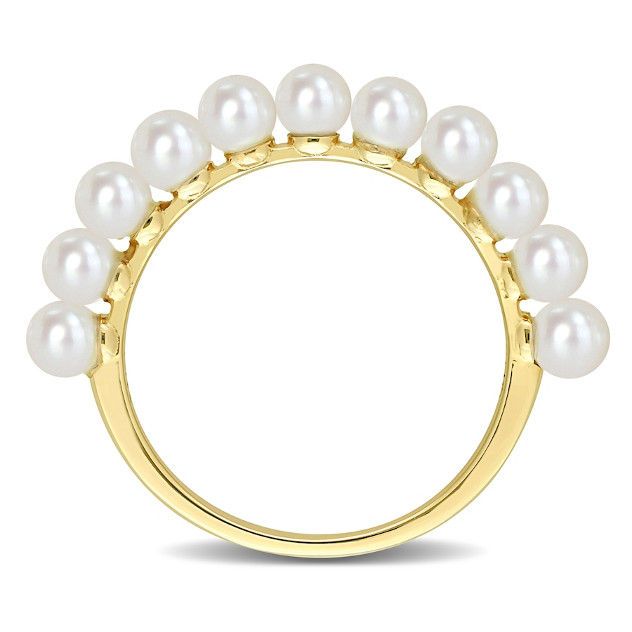 Image 736147_ALTMORE3.jpg, Product 736-147 / Price $699.99, Amour Pearls 14K Yellow Gold 3-3.5mm Freshwater Cultured Pearl Single Row Ring from Amour Pearls on TSC.ca's Jewellery department