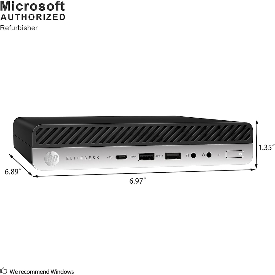 Image 736166_ALTMORE2.jpg, Product 736-166 / Price $789.99, HP EliteDesk 800 G5 Tiny Desktop (refurbished) from HP - Hewlett Packard on TSC.ca's Electronics department