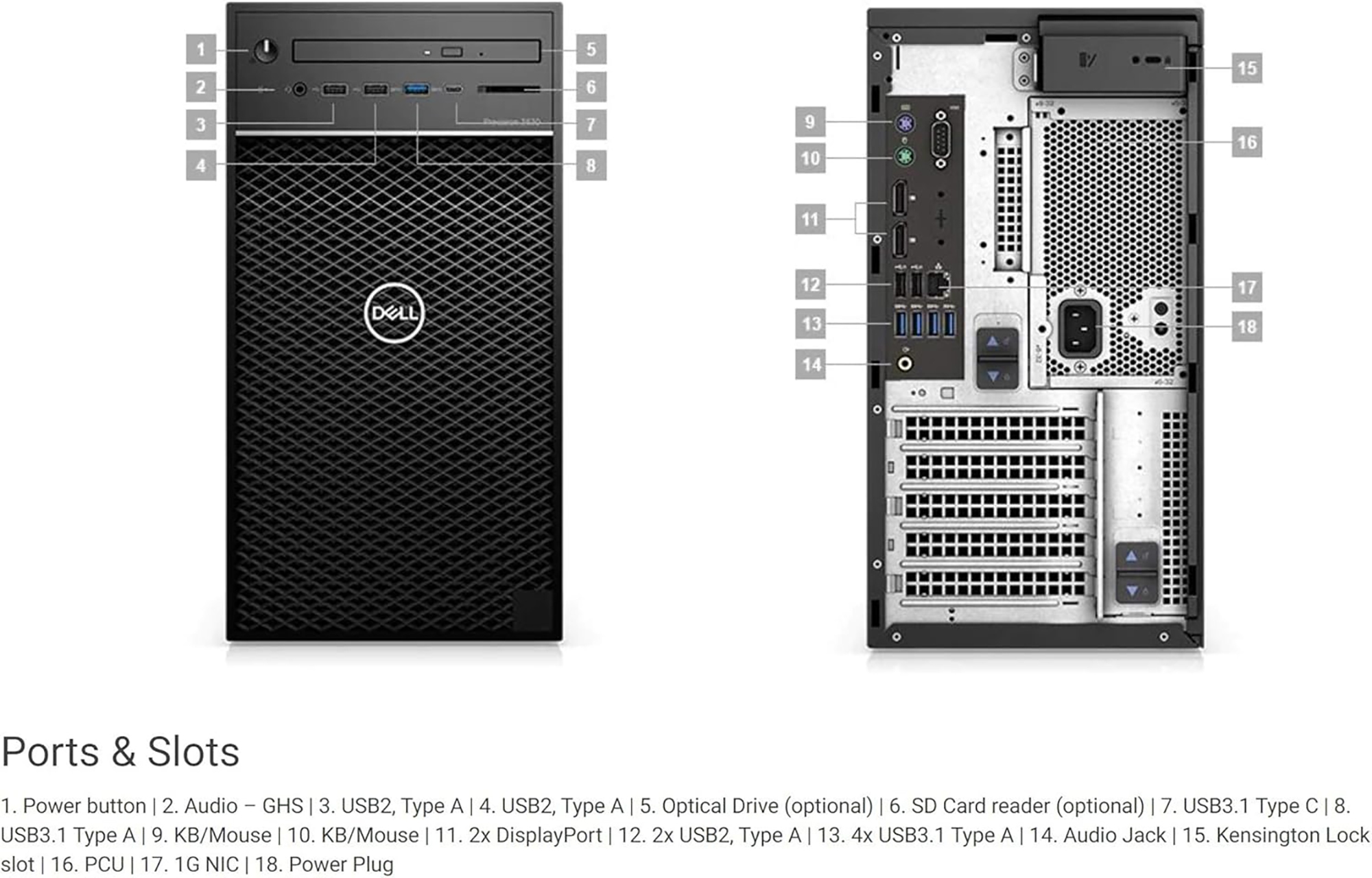 Dell Precision 3630 Mid Tower Desktop (refurbished) - TSC.ca