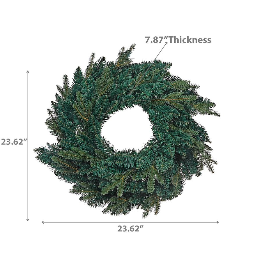 Image 736173_ALTMORE2.jpg, Product 736-173 / Price $54.99, Evergreen Christmas Mixed Tip Wreath 180 Tips (L) from IH Casa Decor on TSC.ca's Home & Garden department