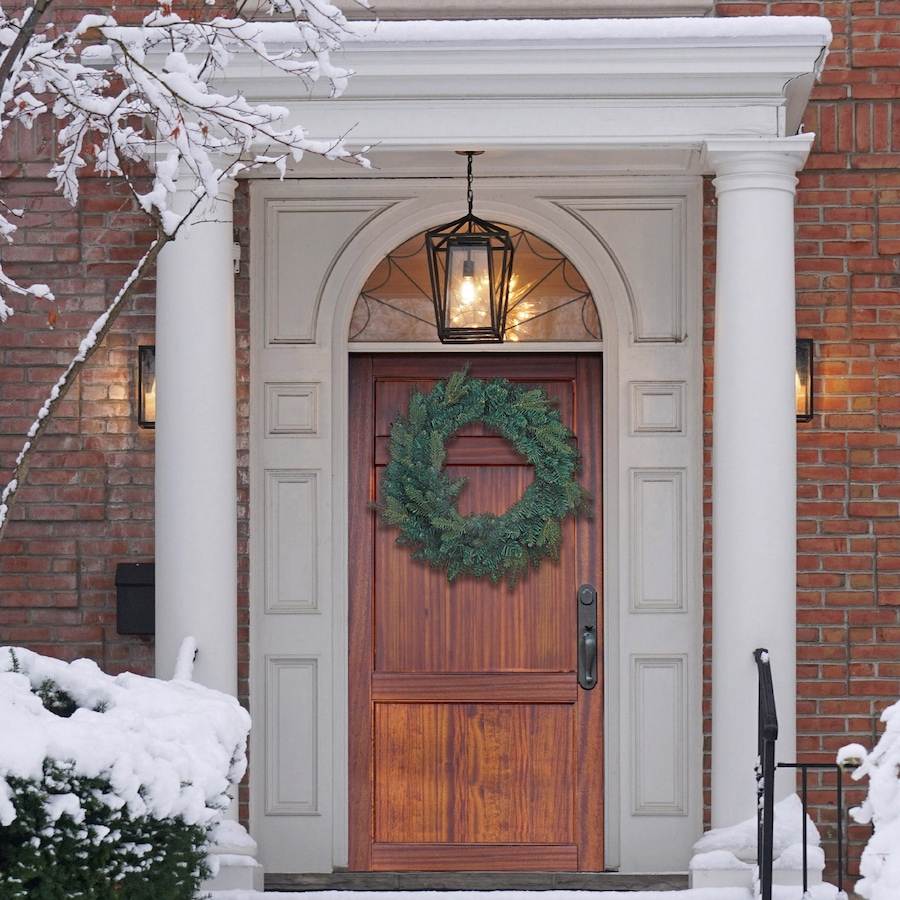 Image 736174_ALTMORE1.jpg, Product 736-174 / Price $44.99, IH Casa Décor Evergreen Christmas Mixed-Tip Wreath (140 Tips, S) from IH Casa Decor on TSC.ca's Home & Garden department