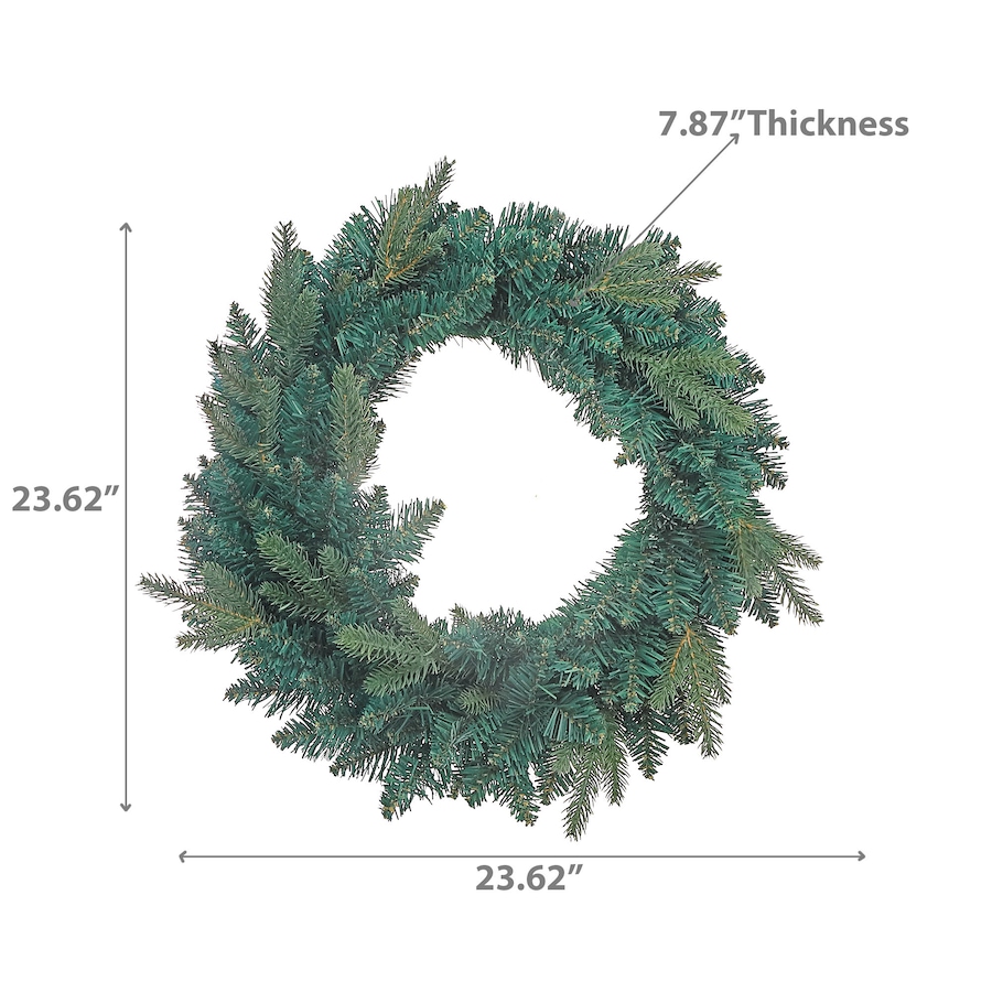 Image 736174_ALTMORE2.jpg, Product 736-174 / Price $44.99, IH Casa Décor Evergreen Christmas Mixed-Tip Wreath (140 Tips, S) from IH Casa Decor on TSC.ca's Home & Garden department