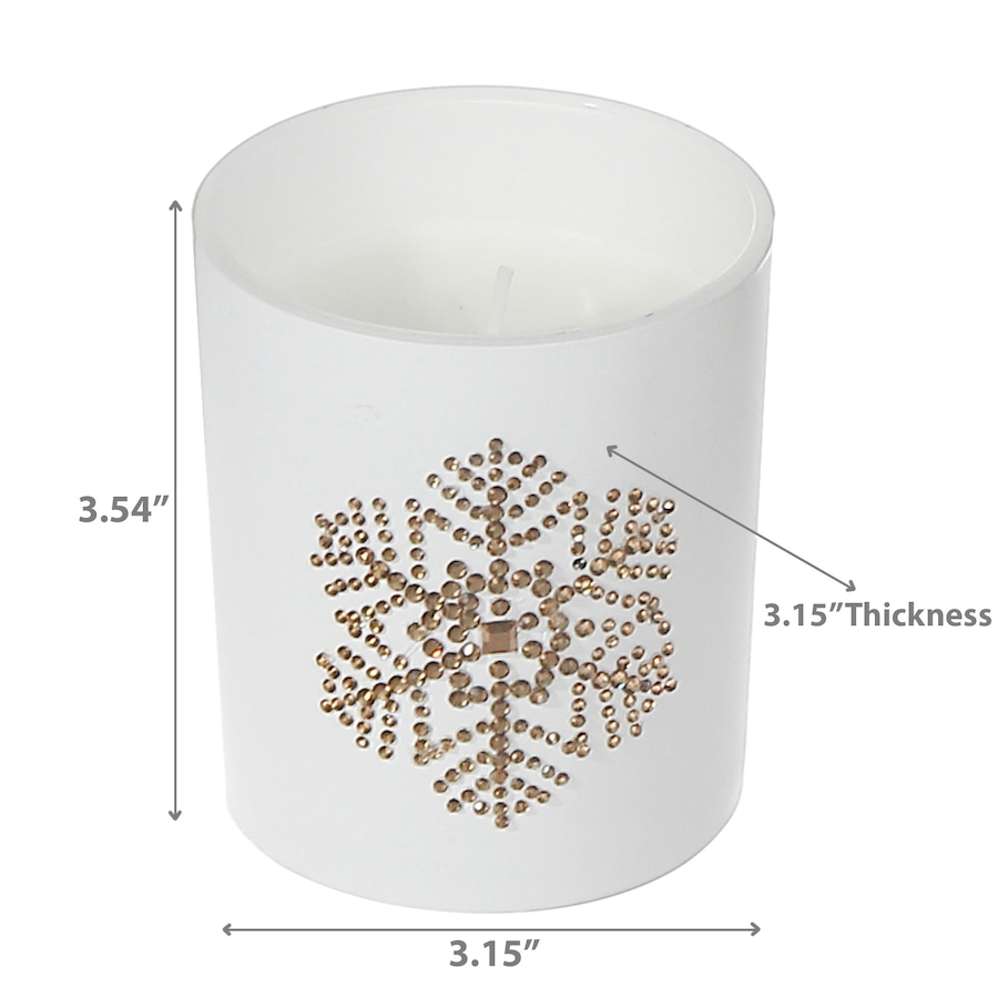 Image 736195_ALTMORE3.jpg, Product 736-195 / Price $29.99, IH Casa Décor 7-oz Matte White Jar Scented Candle (snowflake, sacred forest, set of 2) from IH Casa Decor on TSC.ca's Home & Garden department