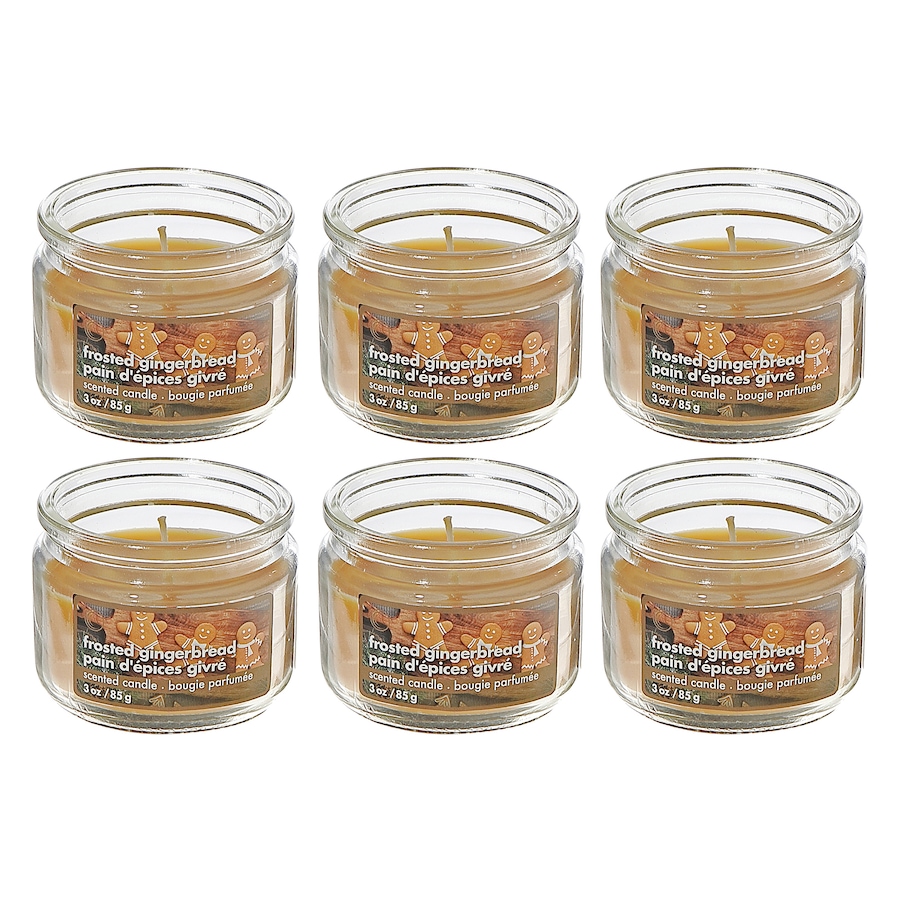 Image 736199_ALTMORE2.jpg, Product 736-199 / Price $24.99, IH Casa Décor 3-oz Scented Jar Candle (frosted gingerbread, set of 6) from IH Casa Decor on TSC.ca's Home & Garden department