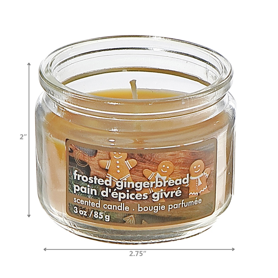 Image 736199_ALTMORE3.jpg, Product 736-199 / Price $24.99, IH Casa Décor 3-oz Scented Jar Candle (frosted gingerbread, set of 6) from IH Casa Decor on TSC.ca's Home & Garden department