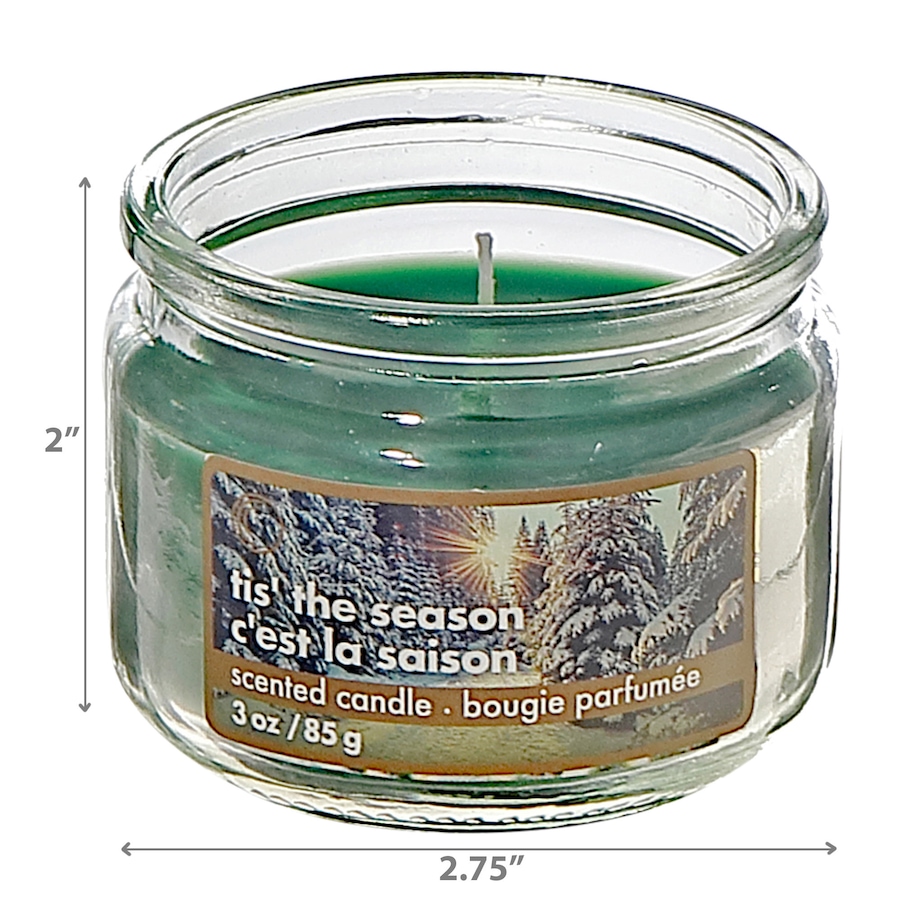 Image 736207_ALTMORE3.jpg, Product 736-207 / Price $24.99, IH Casa Décor 3-oz Scented Jar Candle ('Tis the Season, set of 6) from IH Casa Decor on TSC.ca's Home & Garden department