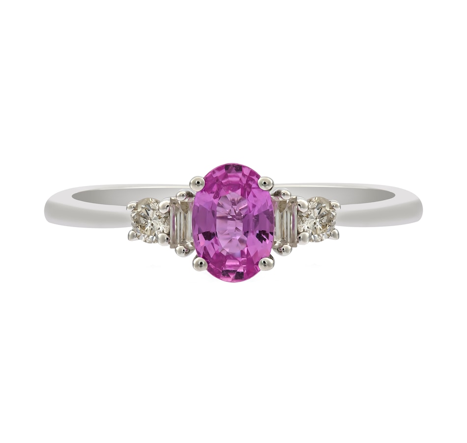 Image 736214.jpg, Product 736-214 / Price $899.99, Cirari 14K White Gold Pink Sapphire And Diamond Ring from Cirari on TSC.ca's Jewellery department
