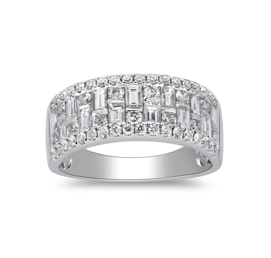 Jewellery - Rings - Bands - 14K White Gold Diamond Band - Online ...
