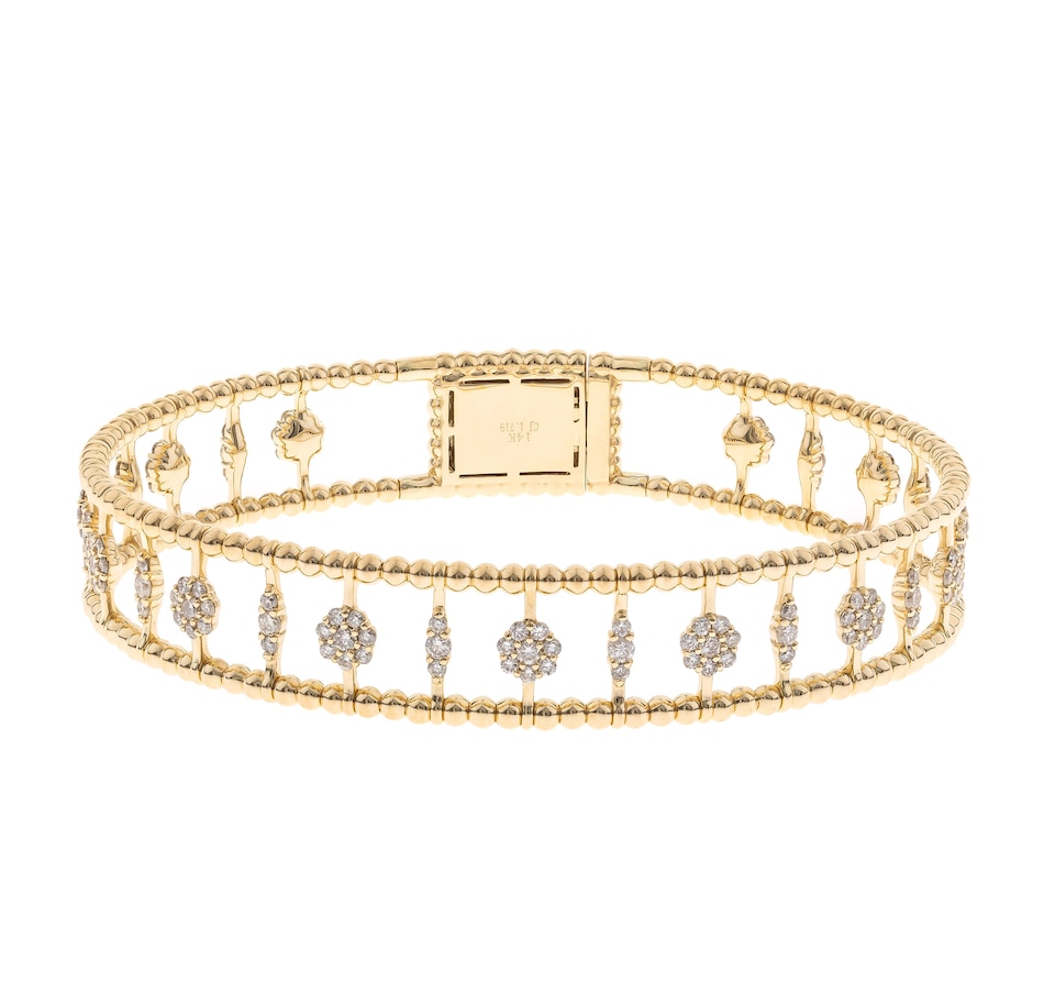 Image 736544.jpg, Product 736-544 / Price $4,799.99, Diamond Show 14K Yellow Gold Diamond Bracelet from Diamond Show on TSC.ca's Jewellery department