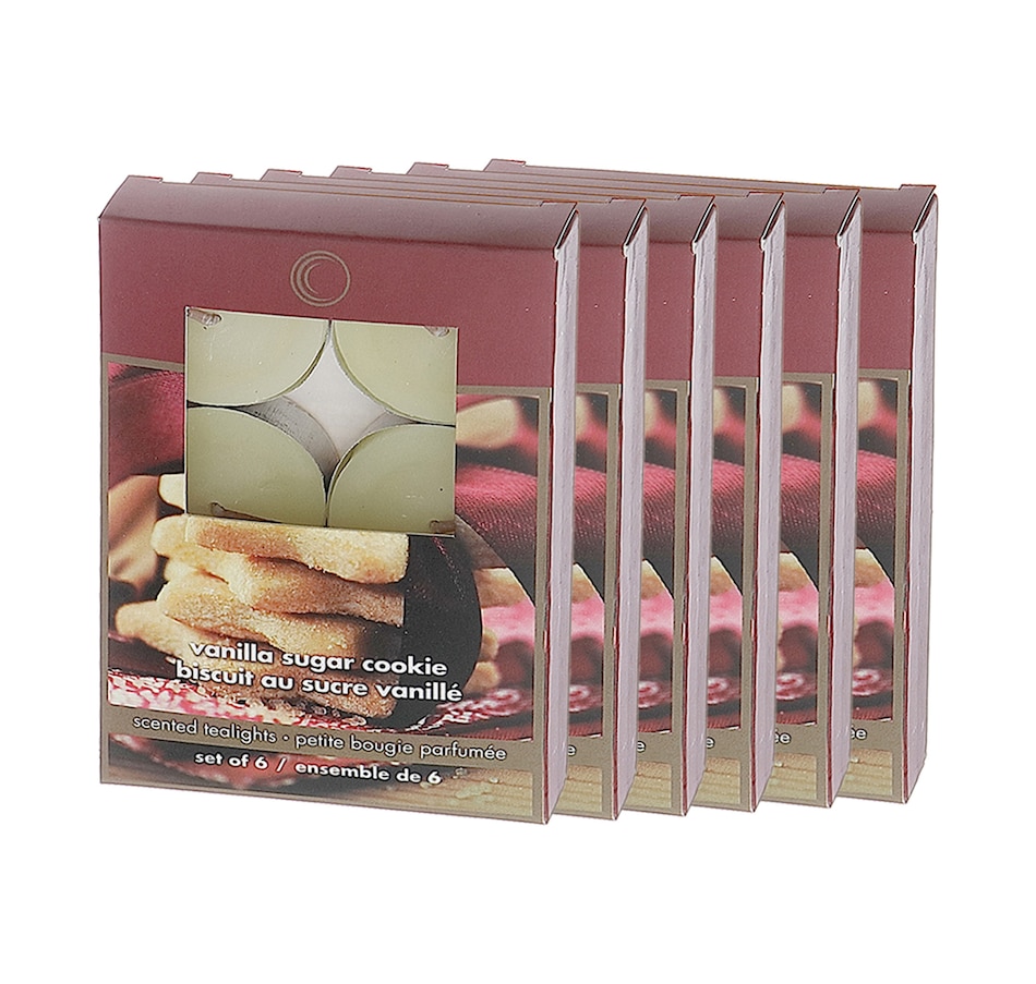 Image 736658_ALTMORE1.jpg, Product 736-658 / Price $24.99, IH Casa Décor Metal Cup Scented Tealights (vanilla sugar cookie, set of 6) from IH Casa Decor on TSC.ca's Home & Garden department