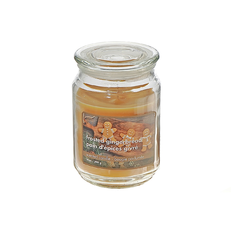 Image 736660.jpg, Product 736-660 / Price $34.99, IH Casa Décor 18-oz Scented Jar Candle (frosted gingerbread, set of 2) from IH Casa Decor on TSC.ca's Home & Garden department