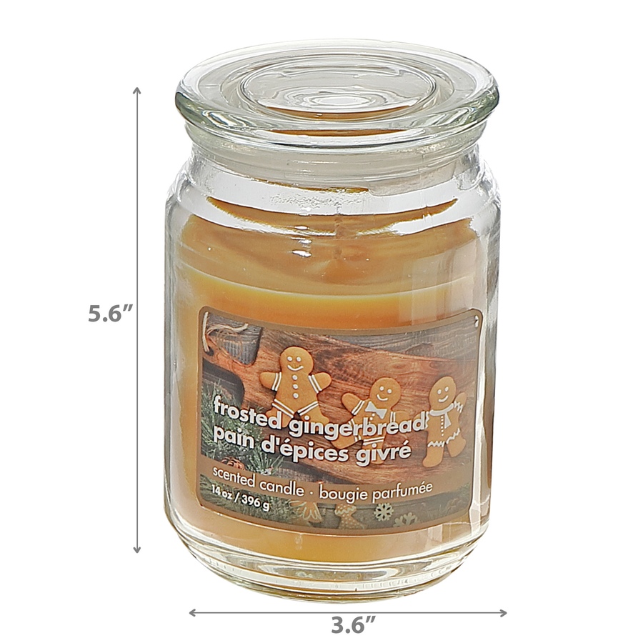 Image 736660_ALTMORE3.jpg, Product 736-660 / Price $34.99, IH Casa Décor 18-oz Scented Jar Candle (frosted gingerbread, set of 2) from IH Casa Decor on TSC.ca's Home & Garden department