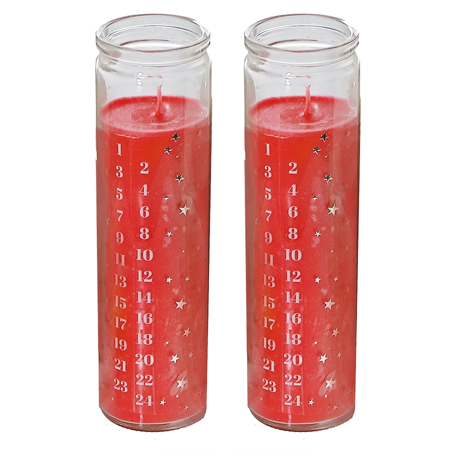Image 736661_ALTMORE2.jpg, Product 736-661 / Price $39.99, IH Casa Décor 10.6-oz Advent Countdown Scented Candle (star, set of 2) from IH Casa Decor on TSC.ca's Home & Garden department
