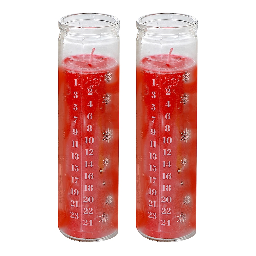 Image 736662_ALTMORE2.jpg, Product 736-662 / Price $39.99, IH Casa Décor 10.6-oz Advent Countdown Scented Candle (snowflake, set of 2) from IH Casa Decor on TSC.ca's Home & Garden department