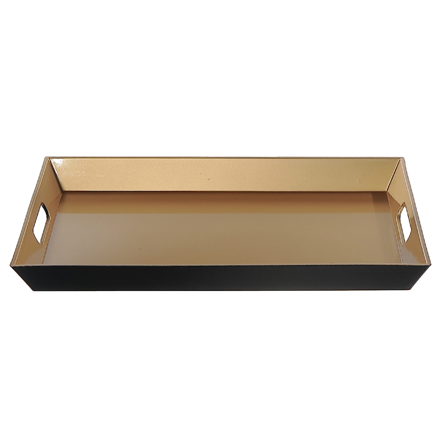Image 736721.jpg, Product 736-721 / Price $19.99, IH Casa Décor Rectangular Serving Tray with Handle (gold) from IH Casa Decor on TSC.ca's Kitchen department