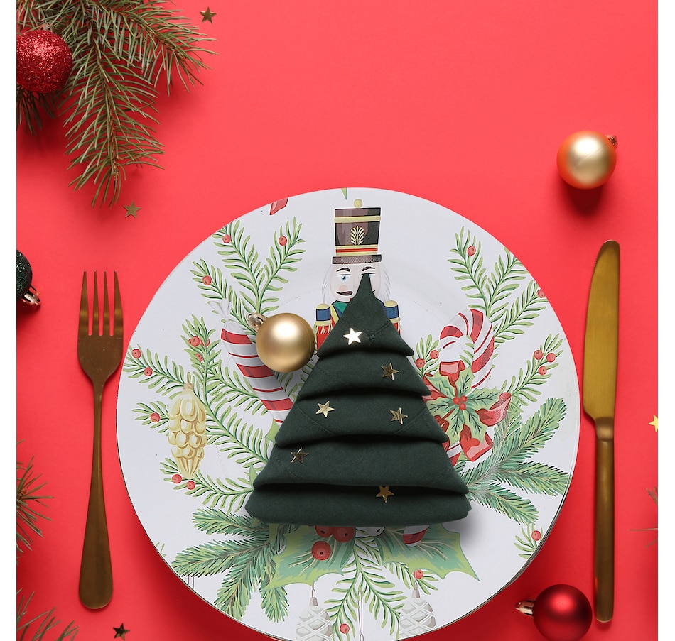 Image 736728_ALTMORE1.jpg, Product 736-728 / Price $69.99, IH Casa Décor Printed Charger Plate (nutcracker, 13", set of 12) from IH Casa Decor on TSC.ca's Kitchen department