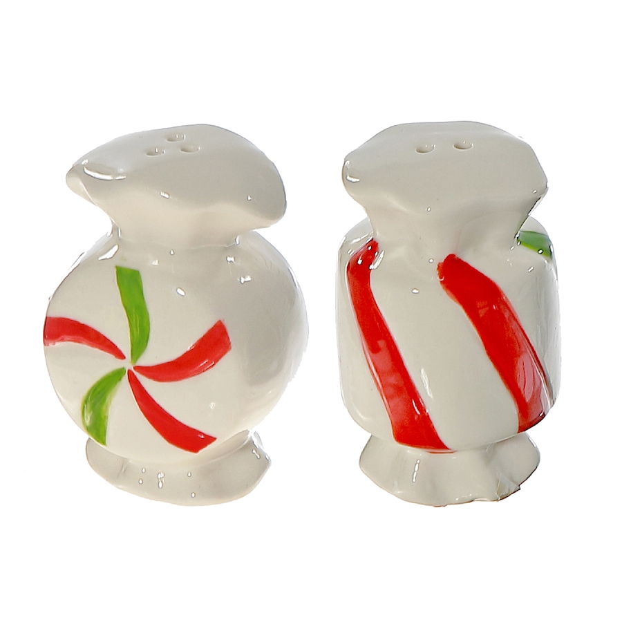 Image 736736.jpg, Product 736-736 / Price $14.99, IH Casa Décor Ceramic Peppermint Candy Salt and Pepper Shaker from IH Casa Decor on TSC.ca's Kitchen department