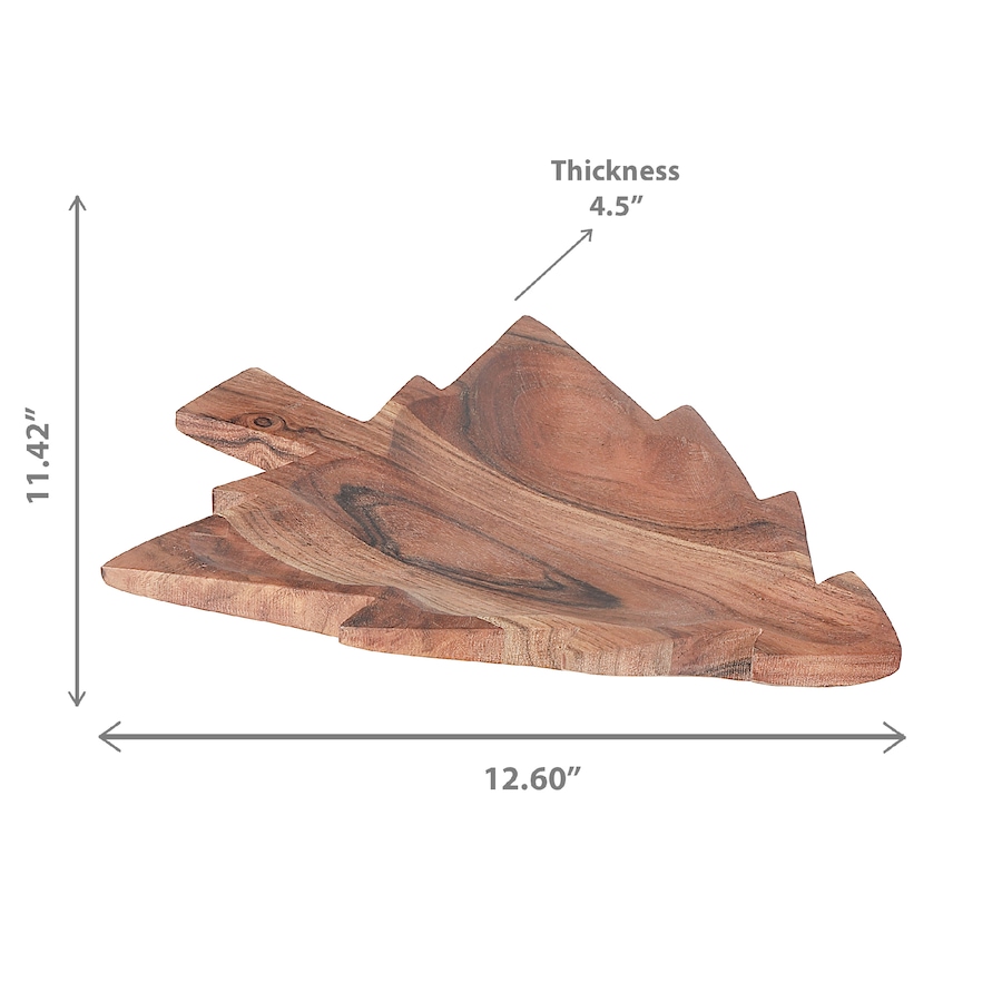 Image 736737_ALTMORE2.jpg, Product 736-737 / Price $59.99, IH Casa Décor Acacia Oiled Wooden Xmas Tree Dish from IH Casa Decor on TSC.ca's Kitchen department