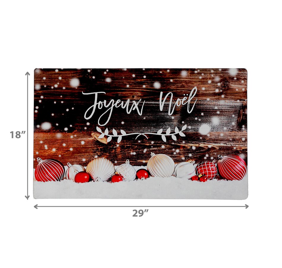 Image 736769_ALTMORE2.jpg, Product 736-769 / Price $19.99, IH Casa Décor Printed Rubber Mat (Joyeux Noel) from IH Casa Decor on TSC.ca's Home & Garden department