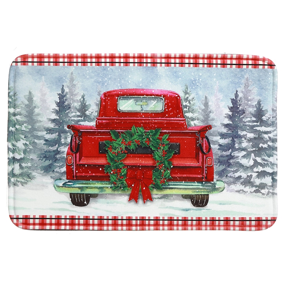 Image 736775.jpg, Product 736-775 / Price $29.99, Memory Foam Digital Print Mat (Red Truck) from IH Casa Decor on TSC.ca's Home & Garden department