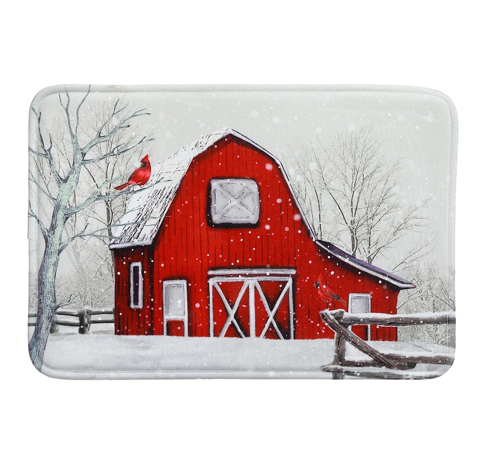 Image 736776.jpg, Product 736-776 / Price $29.99, IH Casa Décor Memory Foam Digital Print Mat (Winter's Coming, Barn In Winter) from IH Casa Decor on TSC.ca's Home & Garden department