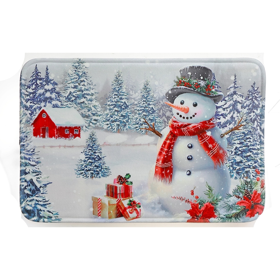 Image 736777.jpg, Product 736-777 / Price $29.99, IH Casa Décor Memory Foam Digital Print Mat (Snowman In Forest) from IH Casa Decor on TSC.ca's Home & Garden department