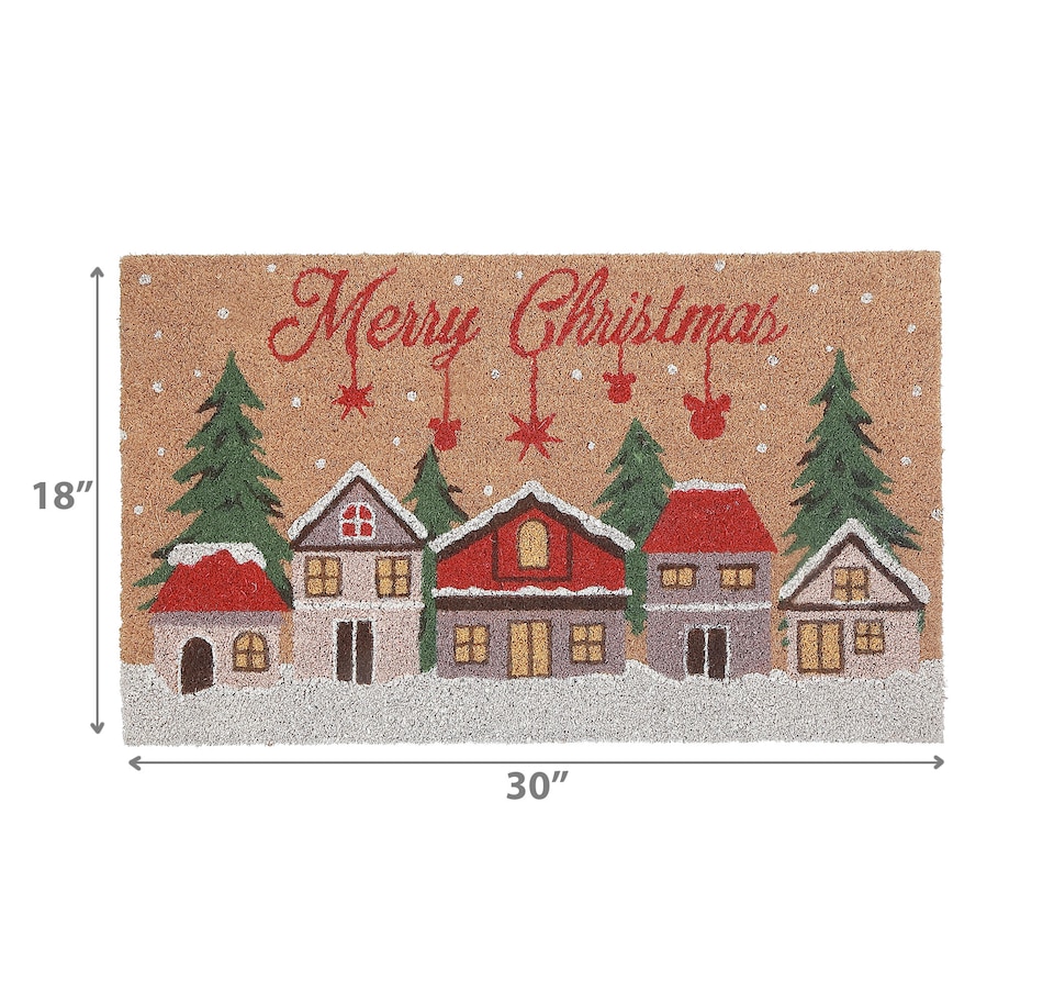 Image 736784_ALTMORE2.jpg, Product 736-784 / Price $34.99, IH Casa Décor Coir Door Mat (Winter Village, Merry Christmas) from IH Casa Decor on TSC.ca's Home & Garden department